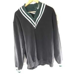 Nike men’s medium vintage sweater v neck zip